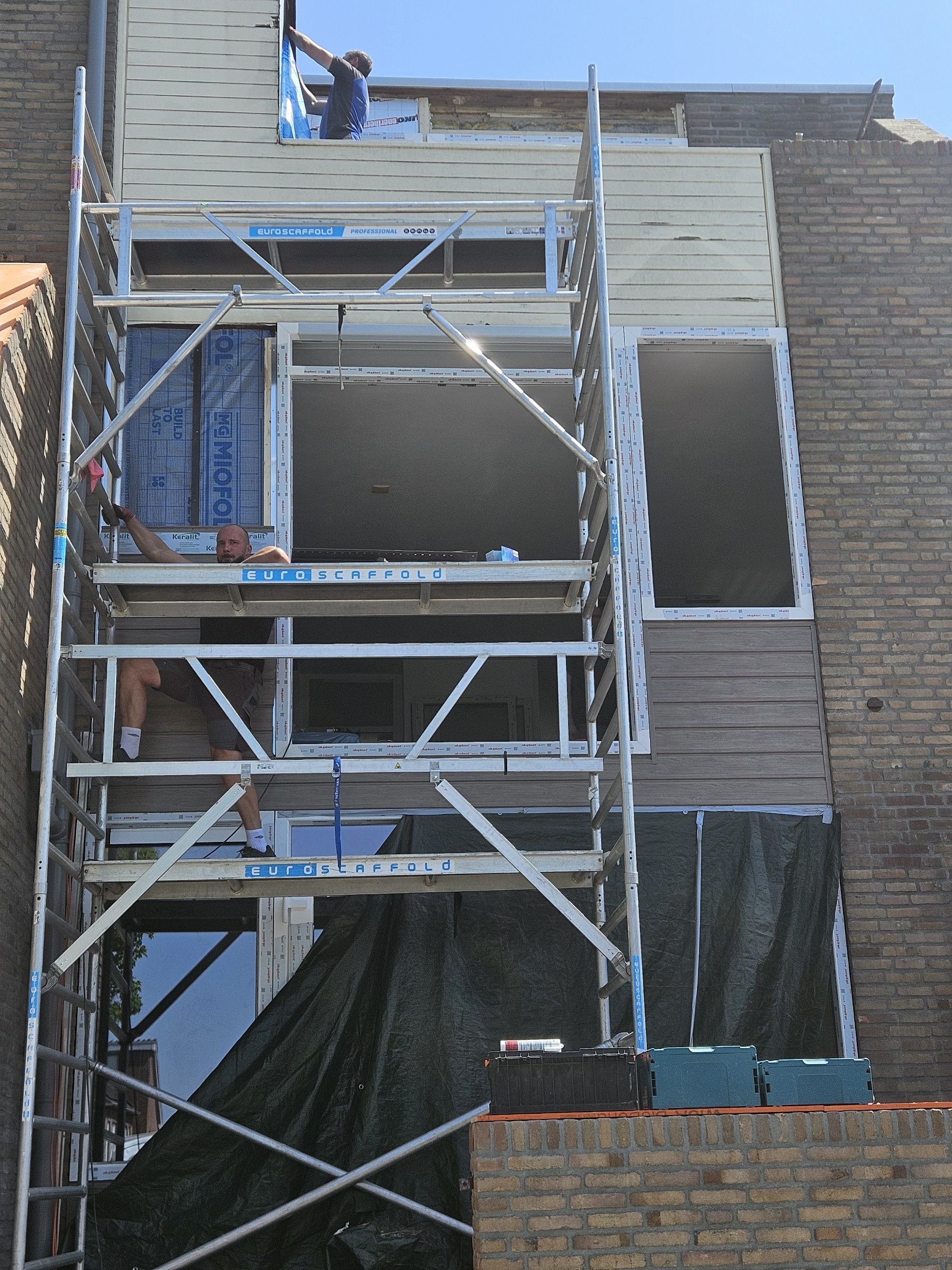 Werk in uitvoering te Alphen a/d Rijn
