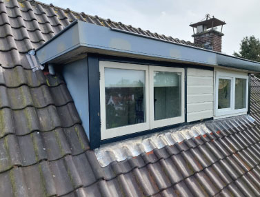 Boeidelen, dak en zinken goot renovatie